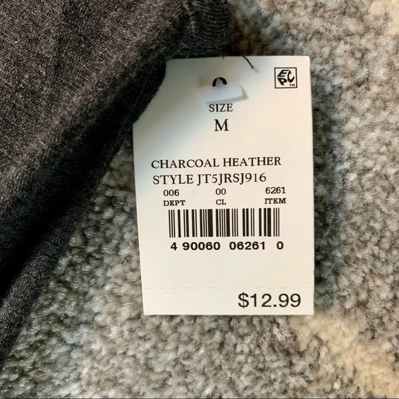 Zoe + Liv NWT Grey Good Times and Tan Line Tank - Picture 2 of 4